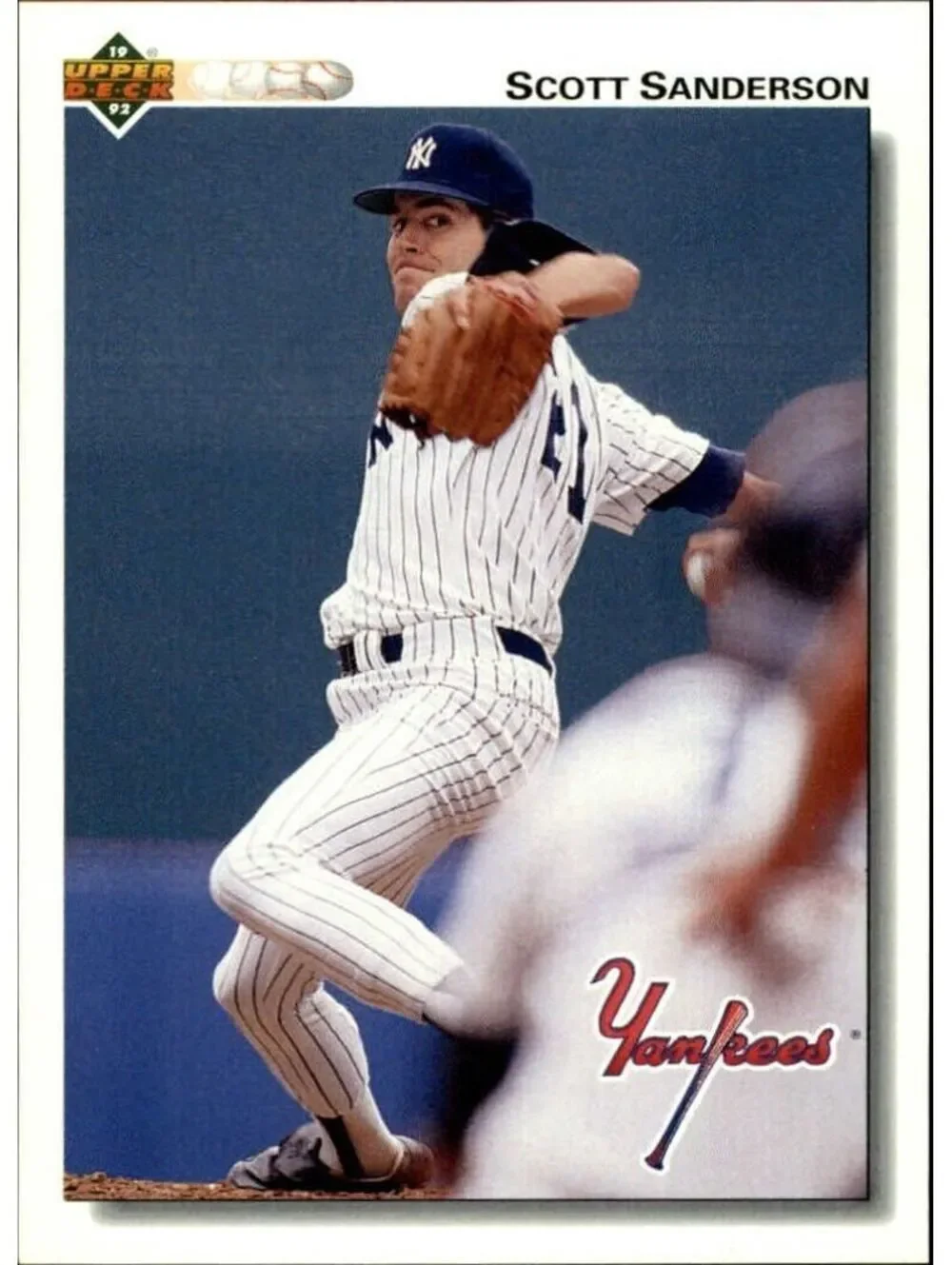 Scott Sanderson 1992 Upper Deck MLB #415 Baseball Card New York Yankees